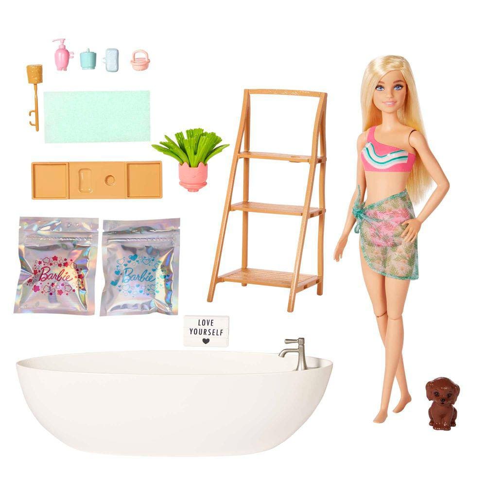 Barbie Casa 2 Andares glam Glamour com Boneca - Pirlimpimpim