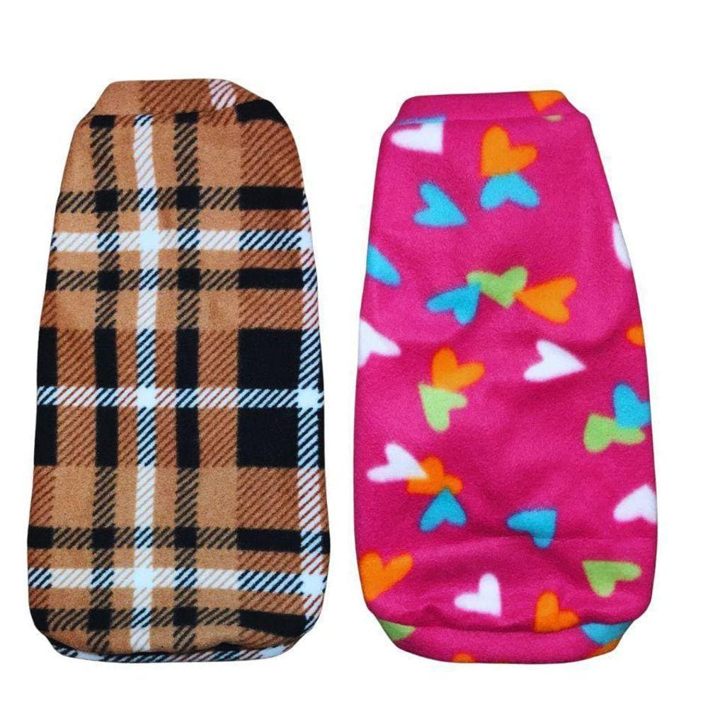 Kit 2 Roupas Para Cachorro - Suéter De Inverno Eg