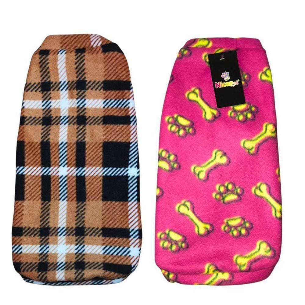 Kit 2 Roupas Para Cachorro - Suéter De Inverno Egg