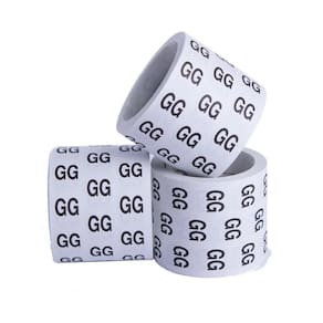 Etiqueta Adesiva Tamanho Gg 1,3 Cm Para Identificação Roupas