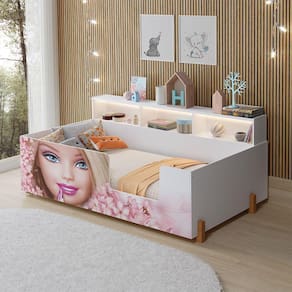 Mini-Cama Infantil - Pura Magia Barbie - Cama Infantil - Magazine