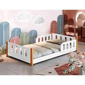 Minicama Infantil Juvenil Camila - Branca - Cor: Branco