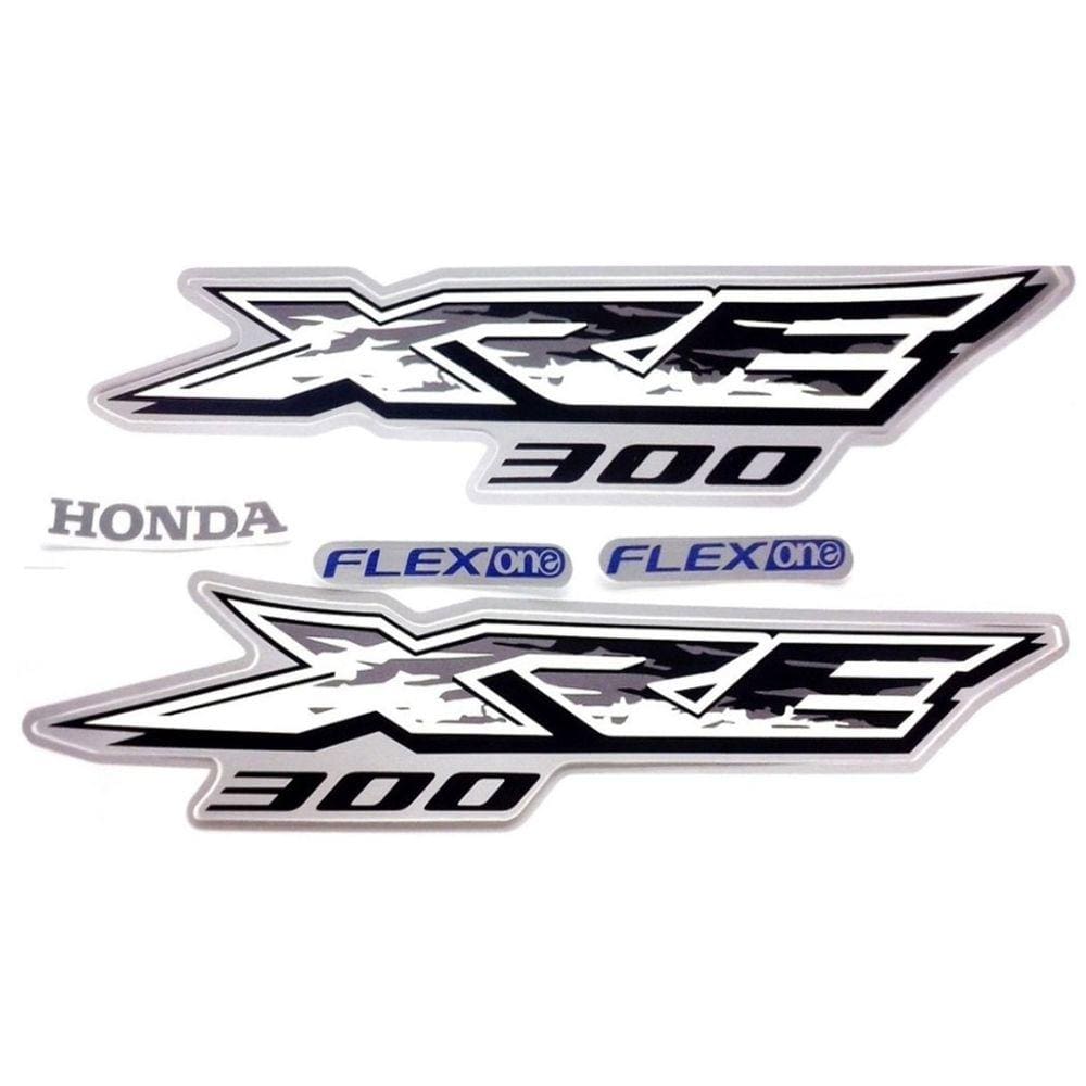 Jogo de Adesivos Honda XRE 300 2017 Preto
