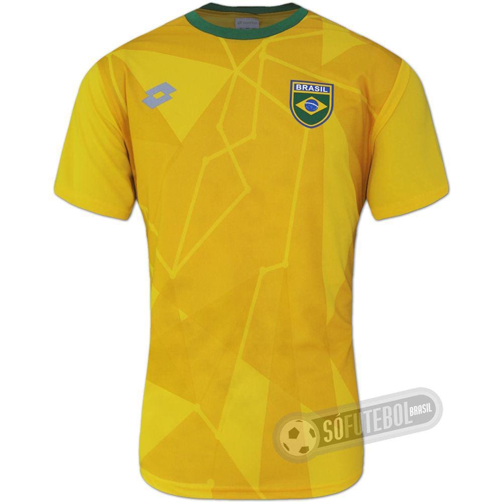 Camisa brasil branca midelo jogador