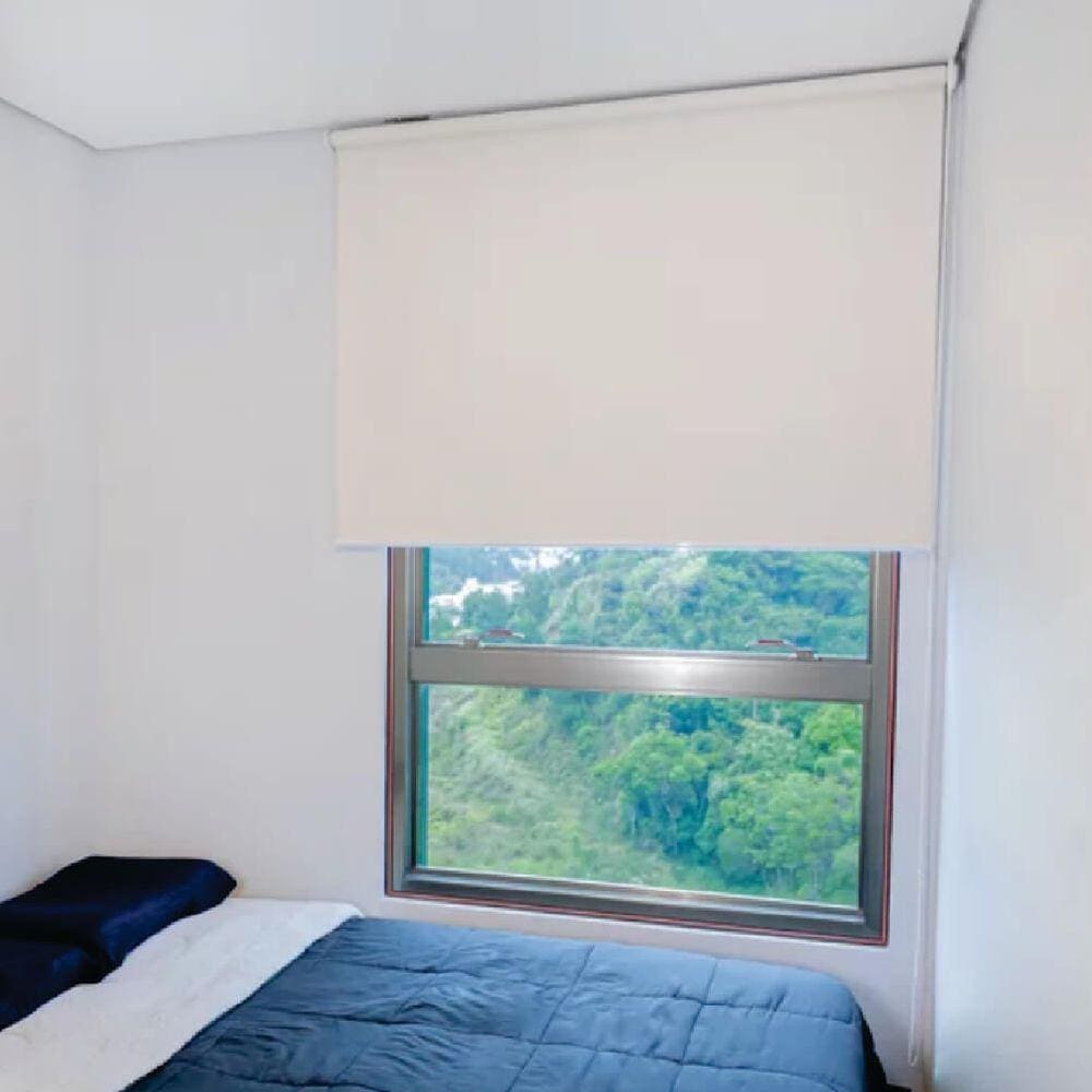 Persiana Rolo Blackout Pinpoint Bege  - 1,60m x 1,90m