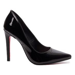 Sapato Scarpin Bico Fino Salto 12cm Preta Torricella