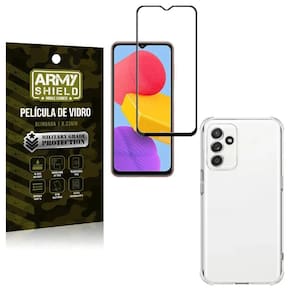 Kit Proteção Total Galaxy M13 +Capa E Película 3D Armyshield