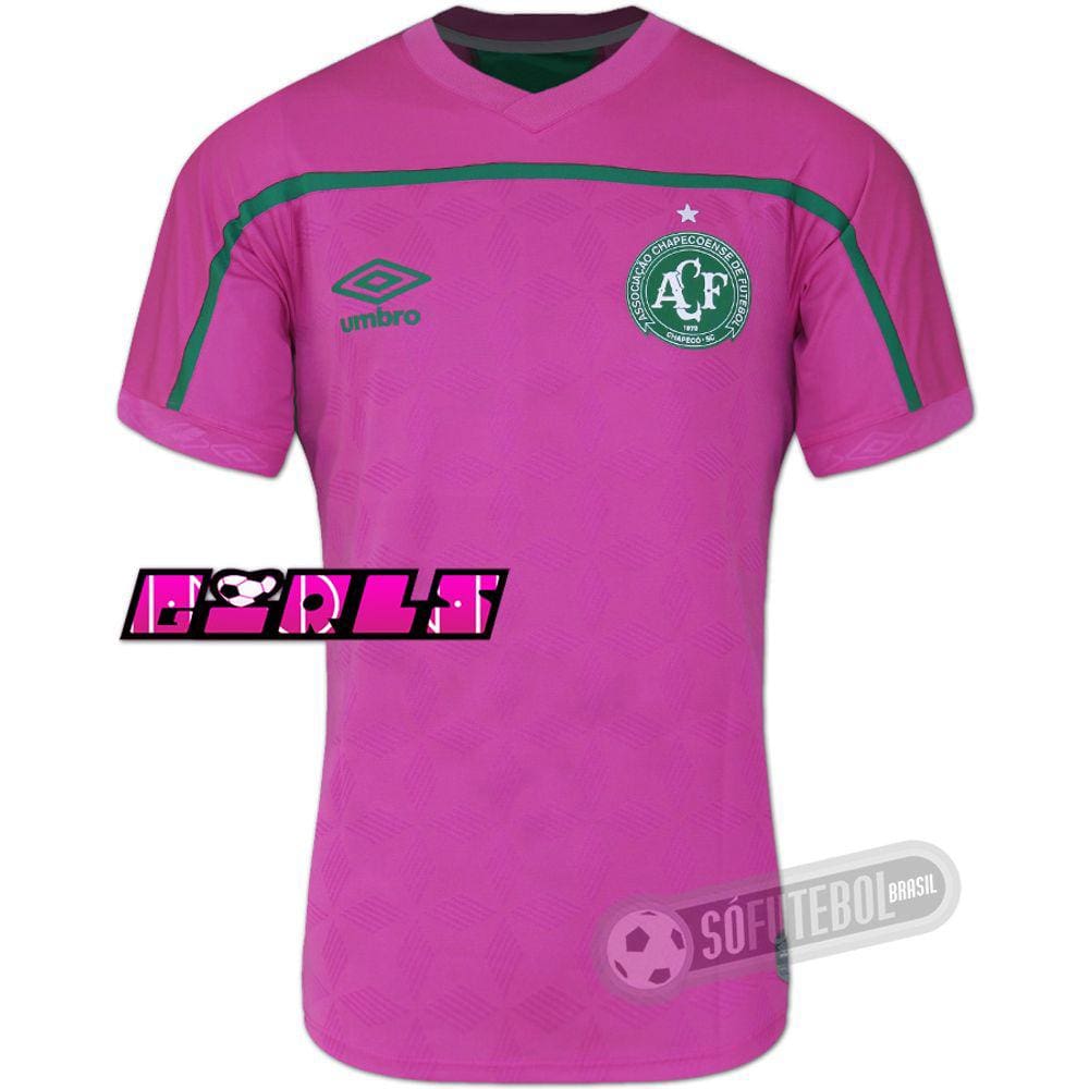 Camisa Chapecoense - Outubro Rosa - Feminina