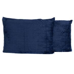 Par de Fronhas em Manta Canelada 70cm x 50cm - Mantinha Microfibra