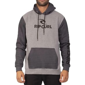 Moletom Rip Curl Canguru Bicolor Hood WT23 Grey Marle