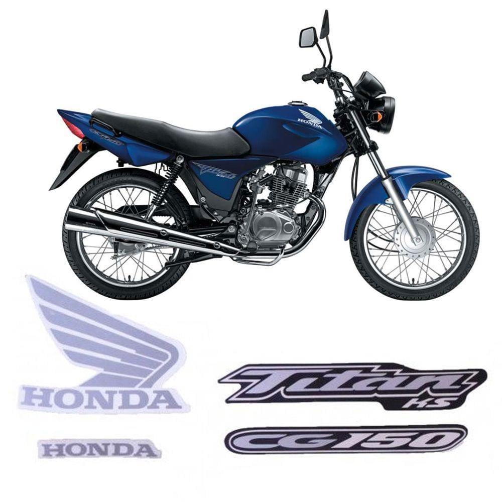 Jogo de Adesivos Honda CG Titan 150 KS 2004