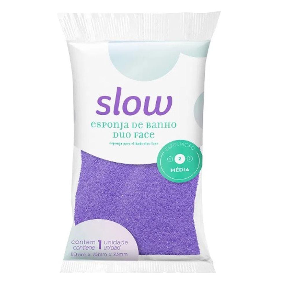 Lanossi Esponja de Banho Duo Face Esfoliante Slow