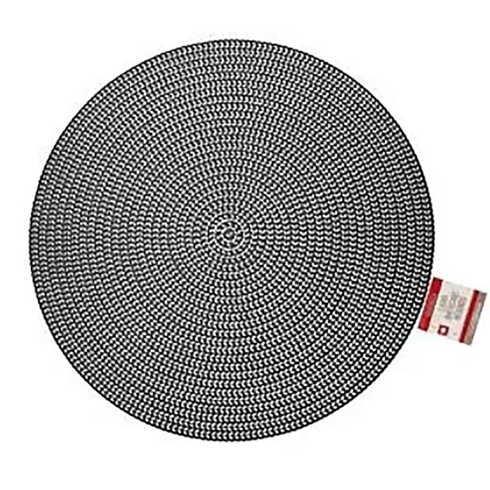 Jogo Americano Red Leaf Preto Pvc LGAM0029PT - Etilux