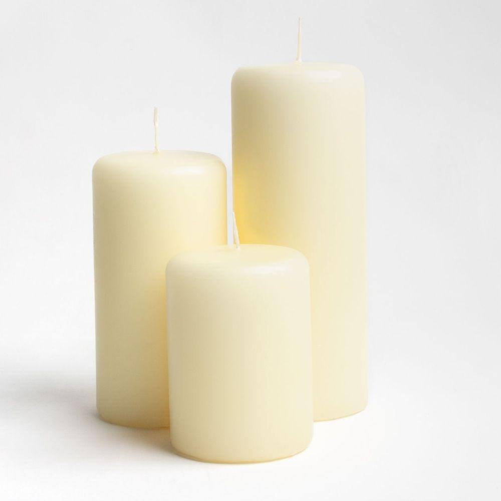 Trio de Velas 10, 15 e 20cm