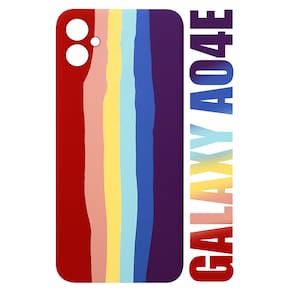 Capa Capinha case aveludada Arco Iris LGBT Compatível Galaxy A04E A042 6.5 - Cell In Power25