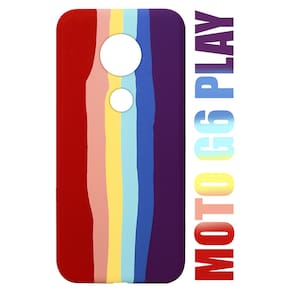 Capa Capinha case aveludada Arco Iris LGBT Compatível Moto G6 Play XT1922 5.7 - Cell In Power25