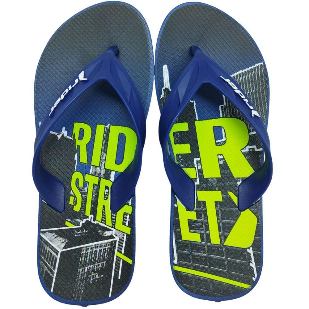 Chinelo Dedo Borracha Masculino Casual Street City Rider 12107