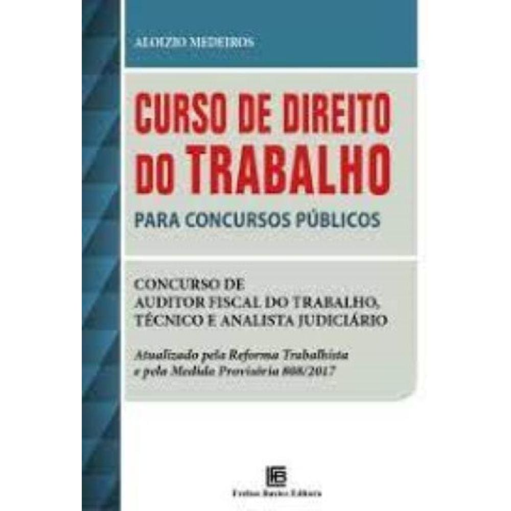 Curso De Direito Do Trabalho Para Concursos Publicos