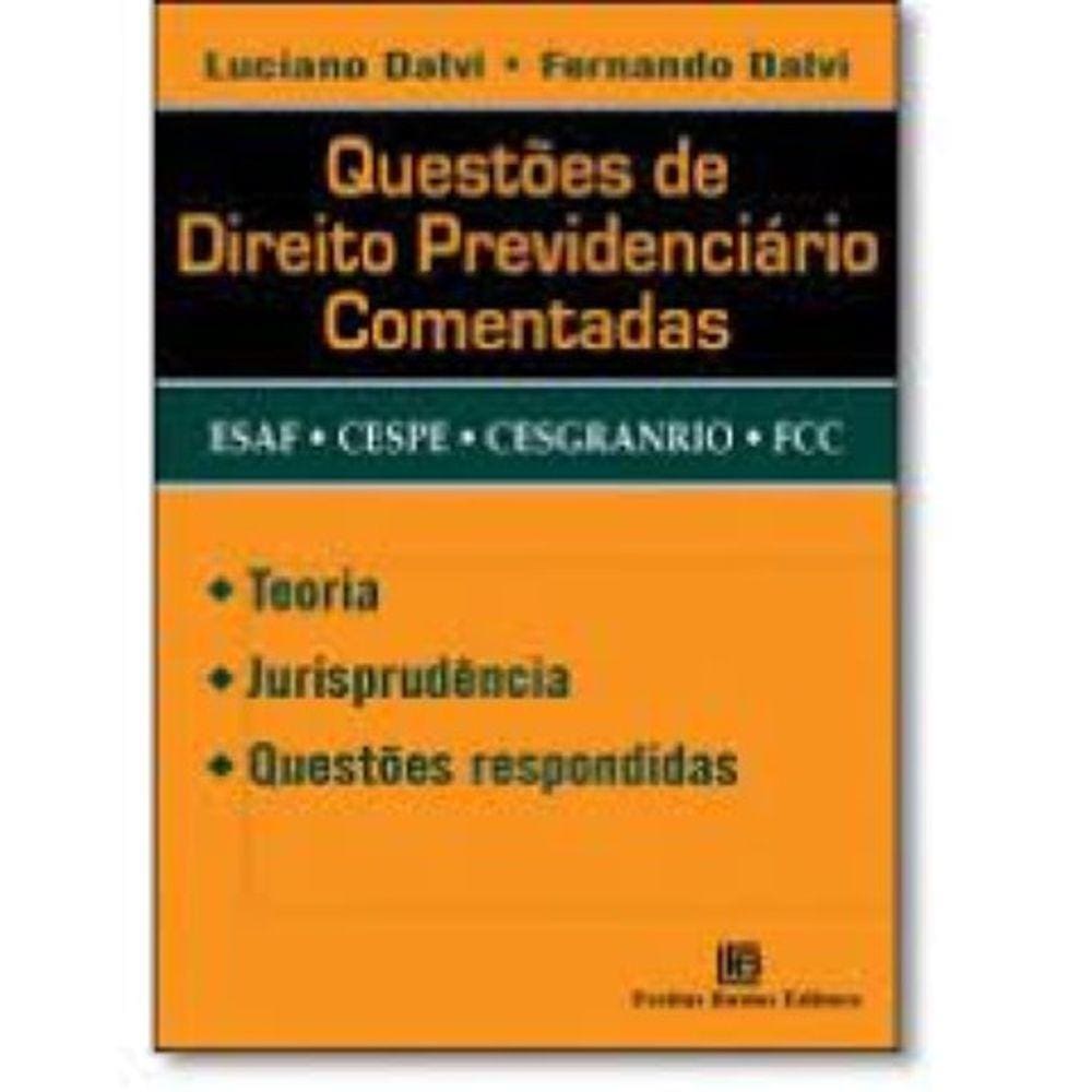 Questoes De Direito Previdenciario Comentadas