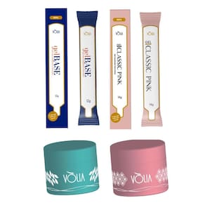 Kit Refil Gel Base Volia 12G + Gel Classic Pink 14G +2 Potes