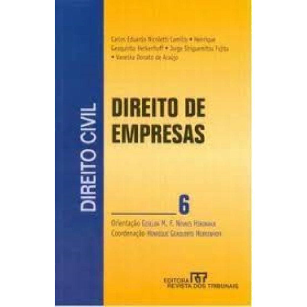 Livro - Direito De Empresas - Vol. 6
