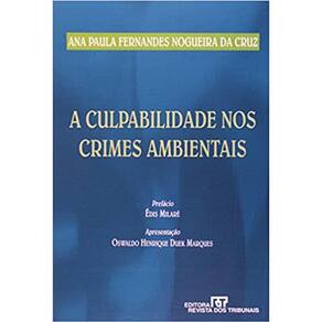 Livro - A Culpabilidade nos Crimes Ambientais
