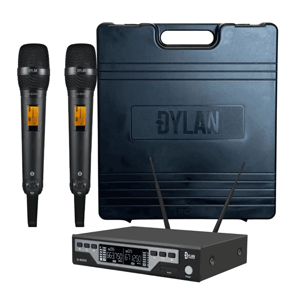 Microfone Dylan D-8000S Sem Fio