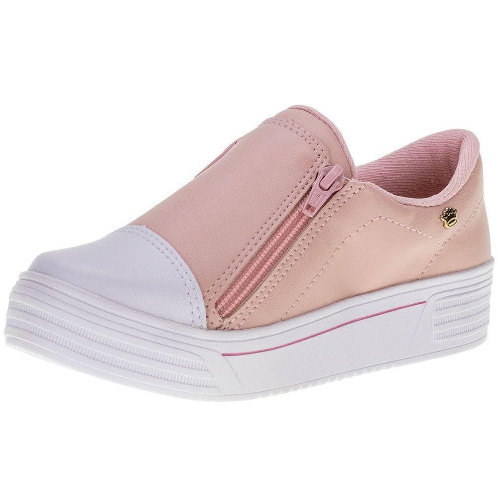 Tênis Infantil Feminino Slip On Pink Cats - V2781