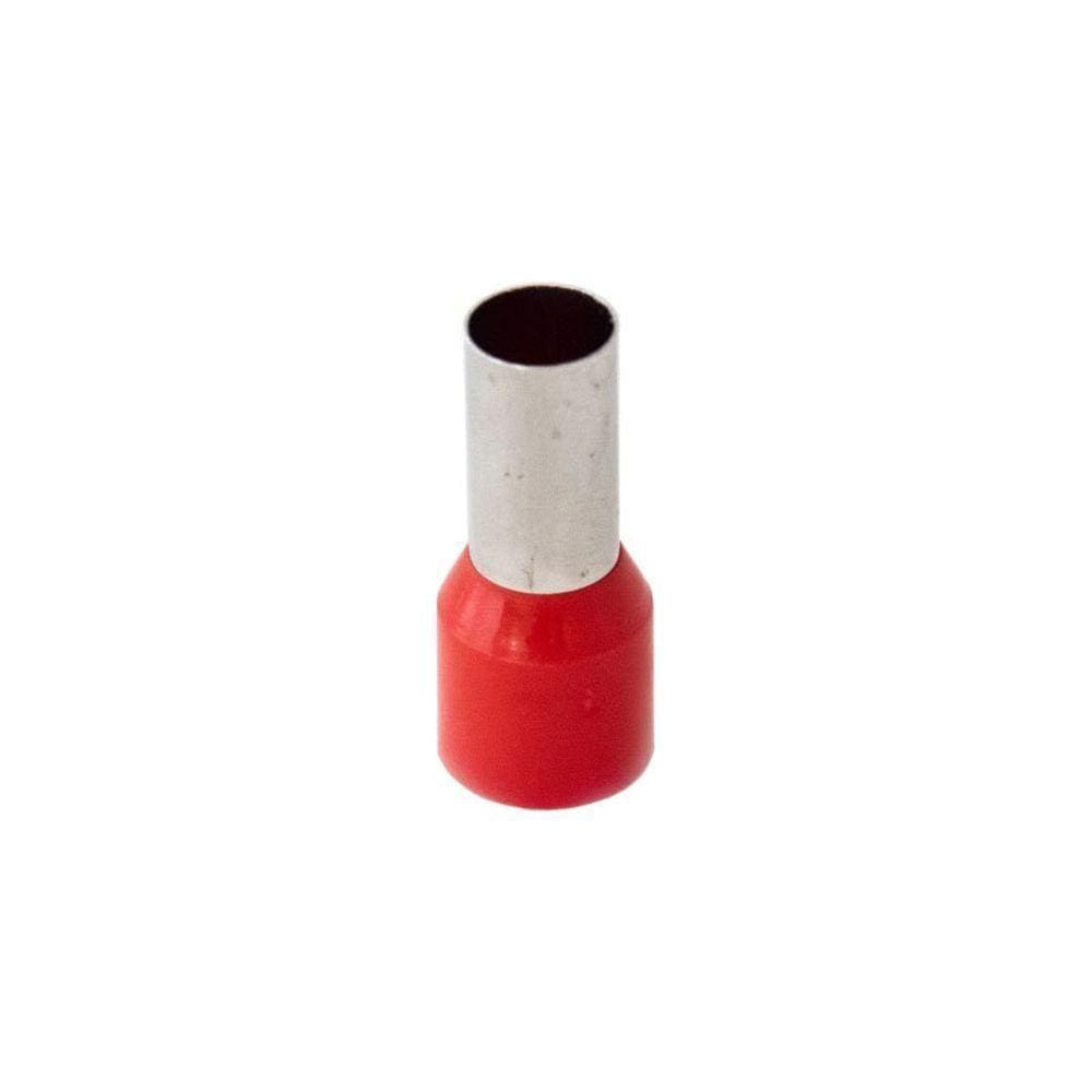 Terminal Pré-isolado Pino Tubular 35,0mm² - Vermelho - 50 Unidades