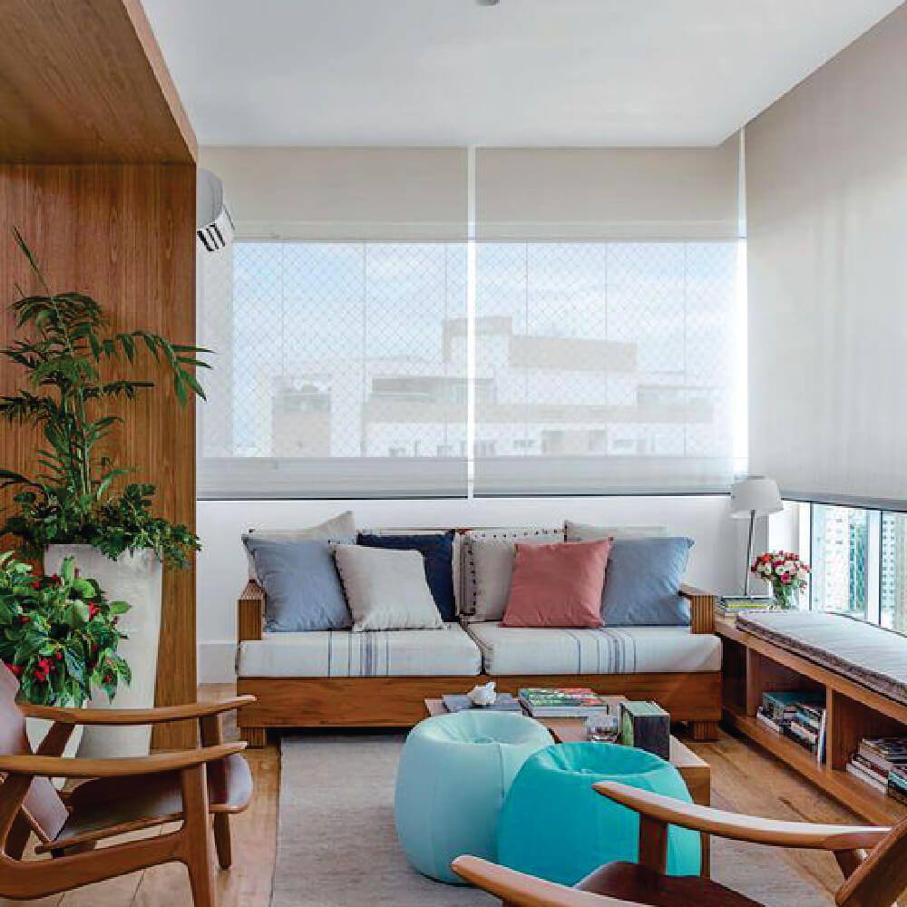 Persiana Rolo Screen 3% Branco - 2,00m x 1,20m