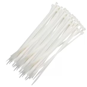100 Abraçadeira Nylon Branca Fios e Cabos 350x3,6mm - Starfer