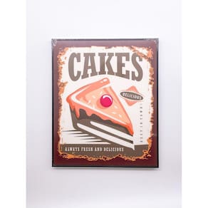 Quadro Decorativo Infantil ou Ambiente Premium Emoldurado 25x30x1,8cm - Ótima Qualidade!