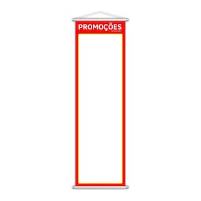 Banner Promoções Aproveite Fundo Branco Preço Lona 100X30Cm