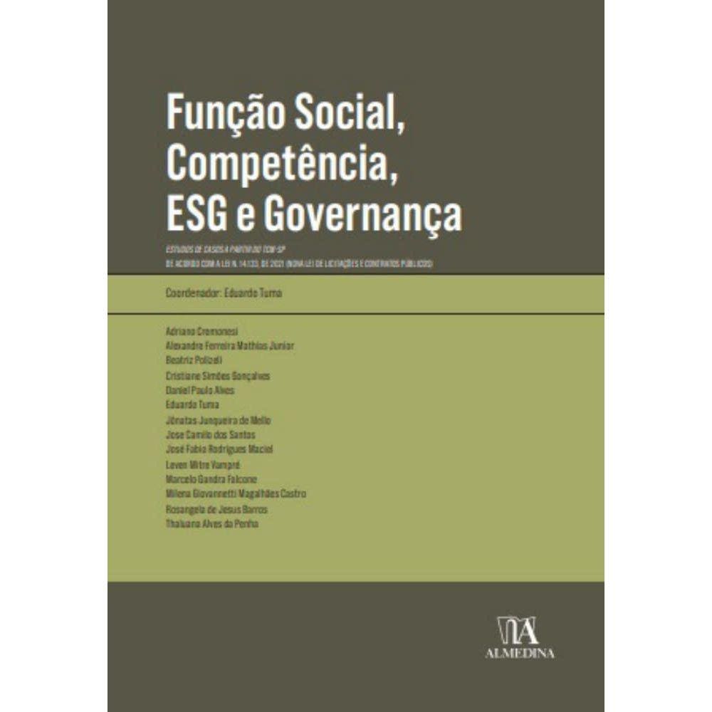 Funcao Social, Competencia, Esg E Governanca
