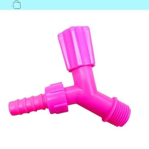 Torneira Para Tanque e Jardim De 1/2 Com Bico 3/4 COR:ROSA NEON