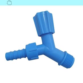 Torneira Para Tanque e Jardim De 1/2 Com Bico 3/4 COR:AZUL NEON