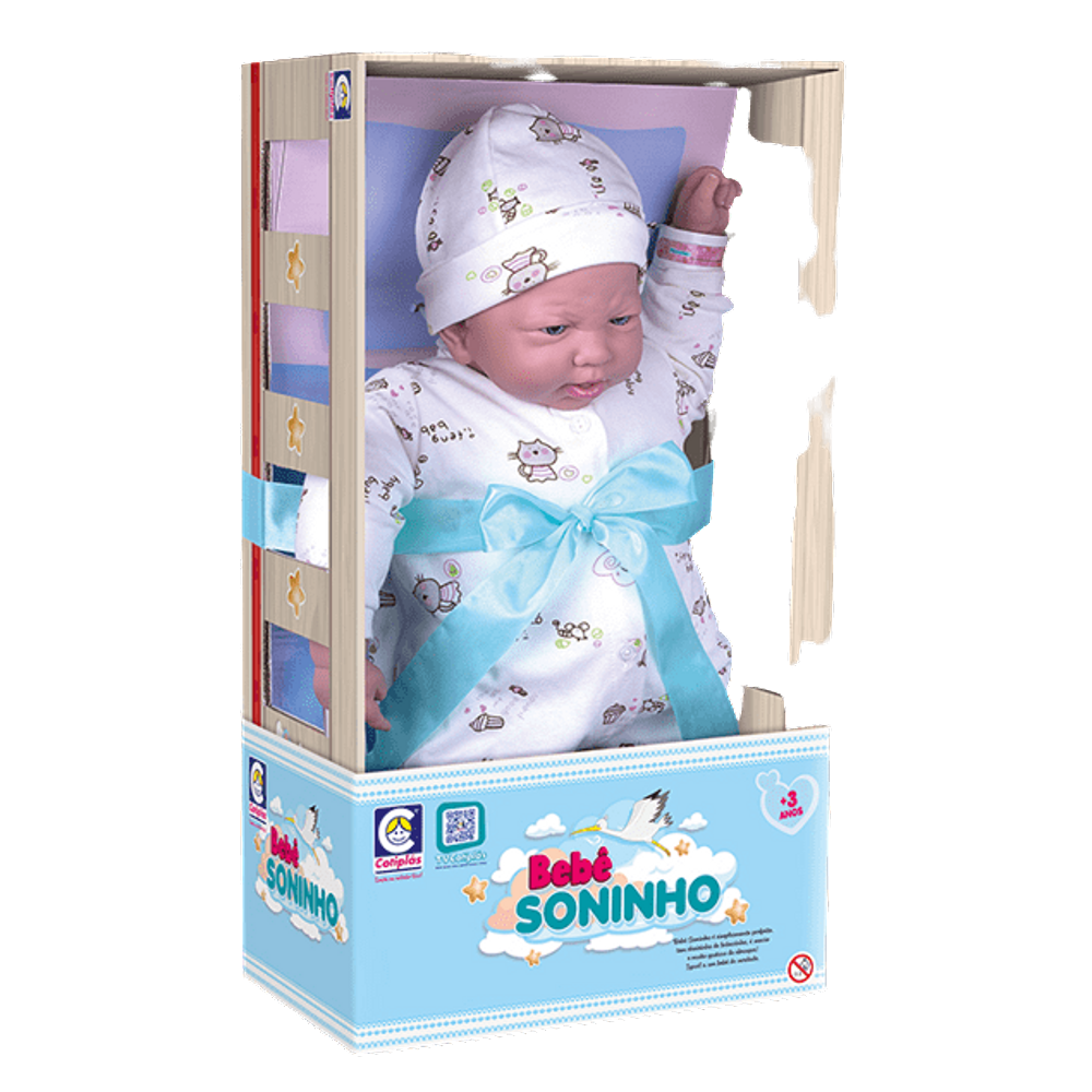 BONECA MIYA REBORN MENINO - COTIPLAS