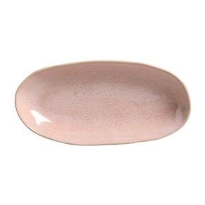 CONJUNTO C/ 4 TRAVESSAS OVAL FUNDA GRANDE ORGÂNICO LITCHI 32x16 CM