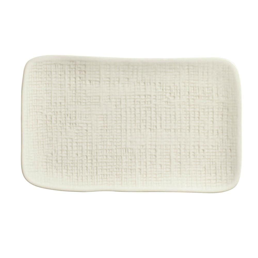 CONJUNTO C/ 4 TRAVESSAS RETANGULAR MÉDIA JUTA CLAY 27x16 cm