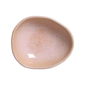 CONJUNTO C/ 6 CUMBUCAS OVAL ORGÂNICO LITCHI Ø 22,5x2,5 CM