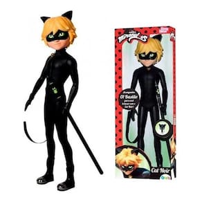 Boneco Cat Noir Miraculous Articulado Baby Brink 55cm
