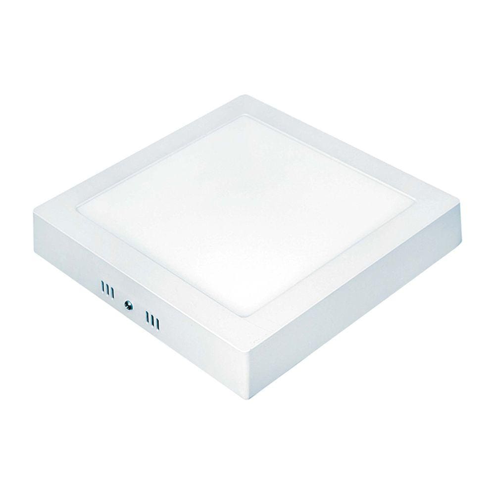 Painel de Led Taschibra Quadrado Lux de Sobrepor 24W 6500K Bivolt