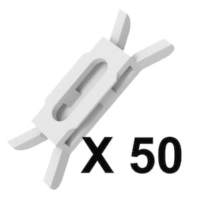 Kit 50 Grampos Presilhas da Borracha Guarnição Porta Clio 98 99 2000 2001 2002 2003 2004 2005 2006