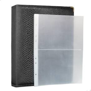 Álbum Fichário 20 Folhas PP Cédulas 2 Espaços 32x24 Cobra G