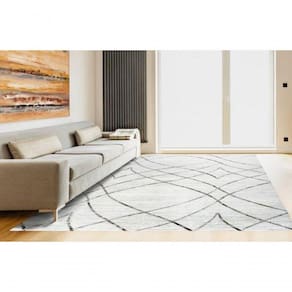 Tapete Turco Sala Istambul 06 250 X 350 Bege E Cinza