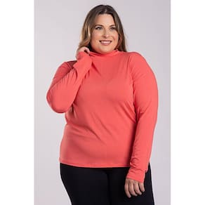 Blusa Feminina Manga Longa Plus Size Cacharel Visco Elastano - Serena