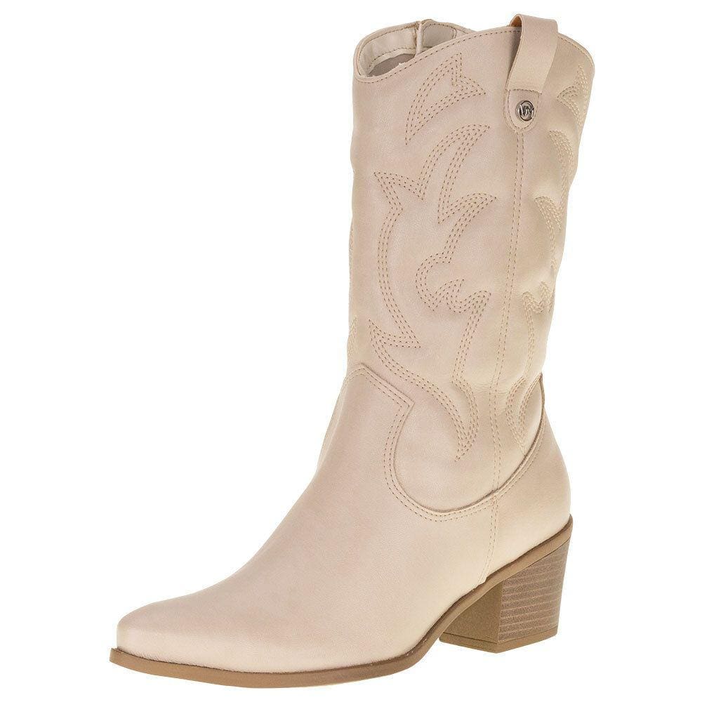Bota Feminina Country Cano Médio Via Marte - 231101