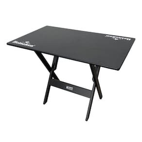 Mesa Dobrável 110x70 Madeira Personalizada Hei Preta - Cor: Preto