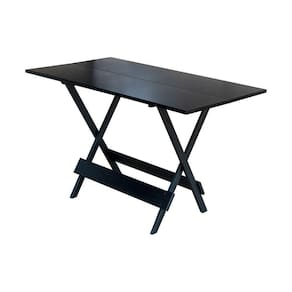 Mesa De Madeira 1,20X70 Preto - Preto