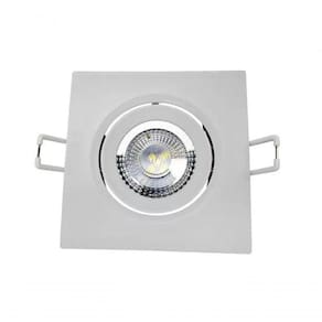 Spot Led Quadrado 5w Branco Neutro 4000k